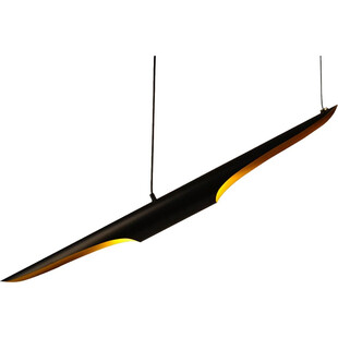 Lampa wisząca podłużna Black Tube 100 Czarno Złota marki Step Into Design