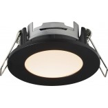 Lampa podtynkowa downlight Leonis LED IP65 2700K czarna Nordlux
