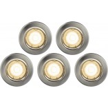 Lampa podtynkowa downlight 5 sztuk Canis LED 2700K nikiel szczotkowany Nordlux