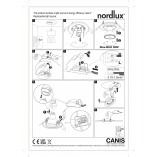 Lampa podtynkowa downlight 3 sztuki Canis LED 2700K biała Nordlux