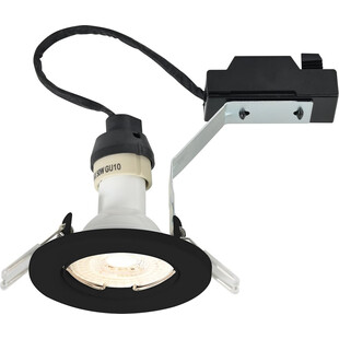 Lampa podtynkowa downlight 3 sztuki Canis LED 2700K czarna Nordlux