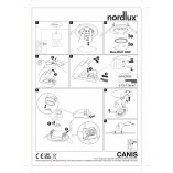 Lampa podtynkowa downlight Canis LED 2700K czarna Nordlux