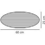 Lampa wisząca / klosz japandi Villo 60cm żółty papier ryżowy Nordlux