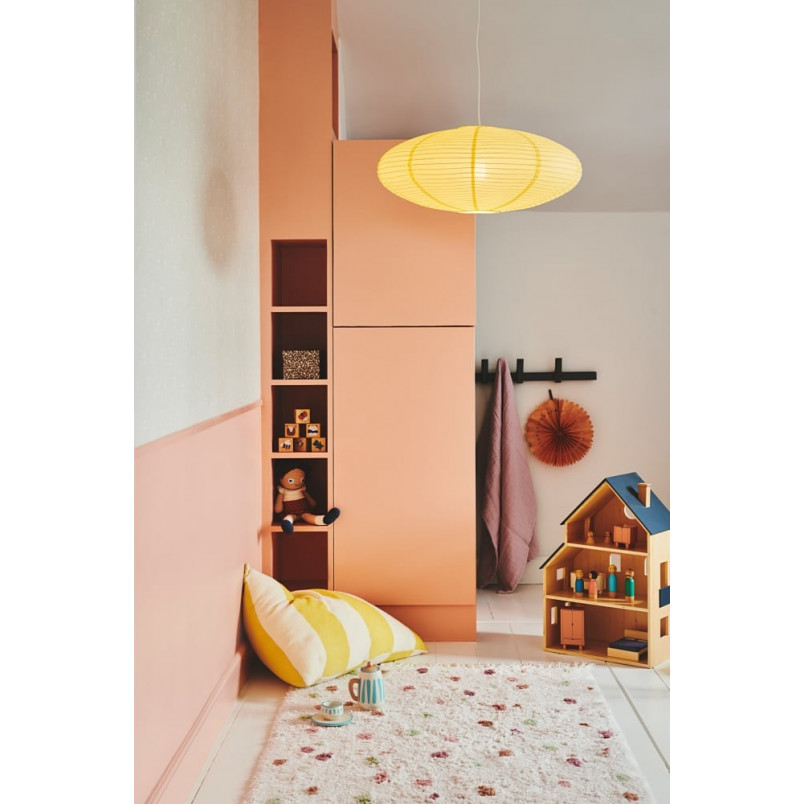 Lampa wisząca / klosz japandi Villo 60cm żółty papier ryżowy Nordlux