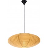 Lampa wisząca / klosz japandi Villo 60cm żółty papier ryżowy Nordlux