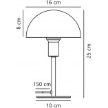 Lampa stołowa grzybek Ellen Mini żółta Nordlux