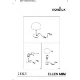 Lampa stołowa grzybek Ellen Mini żółta Nordlux