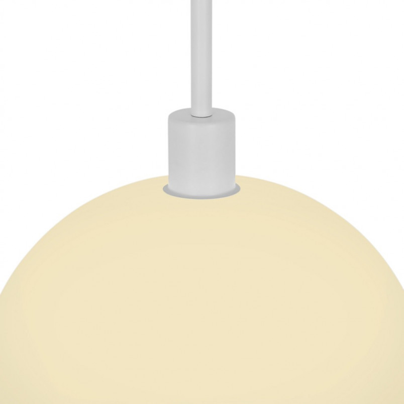 Lampa wisząca szklana półkula Ellen 30cm biała Nordlux