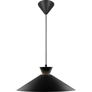 Lampa wisząca skandynawska Dial 45cm czarna Nordlux