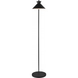 Lampa łukowa Dial czarna do salonu, sypialni czy gabinetu