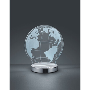 Lampa stołowa kula ziemska Globe LED Chrom marki Reality