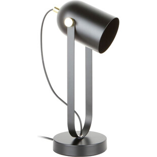 Lampa loft na biurko Aries czarna Zumaline