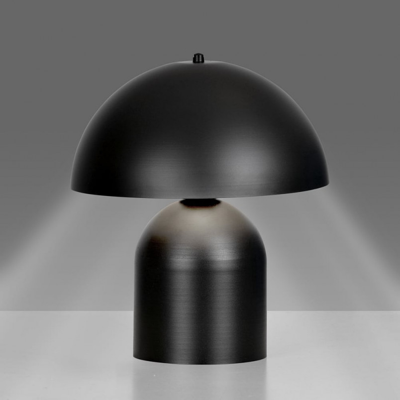 Lampa stołowa art deco Kava czarna Emibig