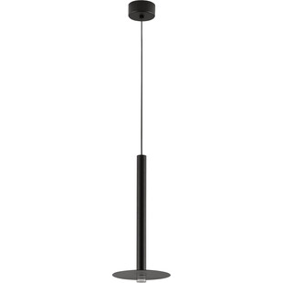 Lampa wisząca minimalistyczna Navrati LED 28cm czarna