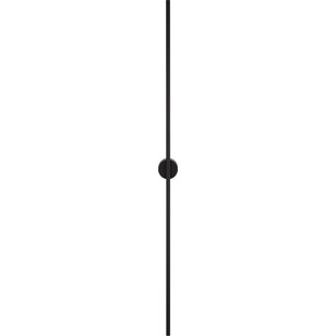 Kinkiet podłużny minimalistyczny String LED 120cm czarny