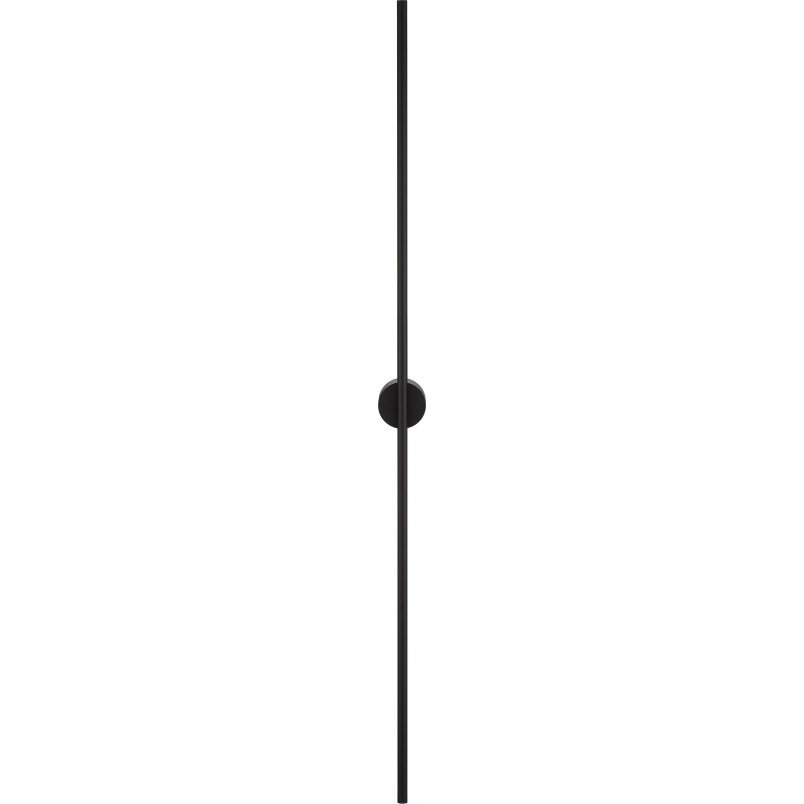 Kinkiet podłużny minimalistyczny String LED 120cm czarny