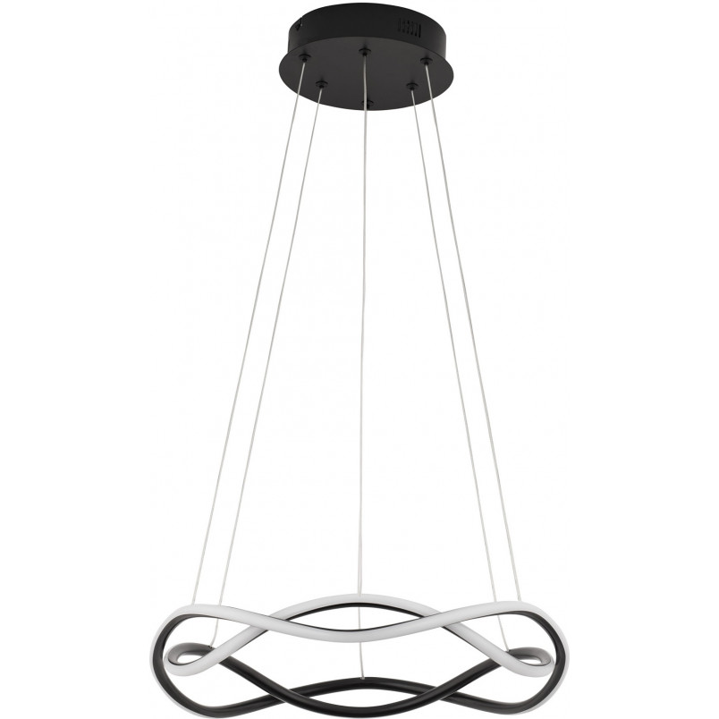 Lampa wisząca nowoczesna Nanni LED 45cm czarna
