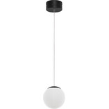 Lampa wisząca szklana kule Nebbia 13cm biało-czarna