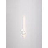 Kinkiet pionowy dekoracyjny Time LED biały