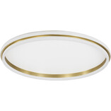 Plafon okrągły glamour Sallow LED 60cm biało-złoty