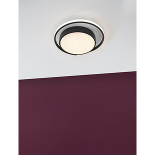 Plafon nowoczesny Modal LED 40cm 3000K czarny