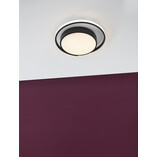 Plafon nowoczesny Modal LED 40cm 3000K czarny