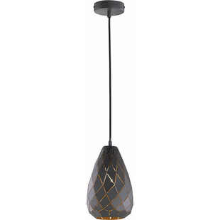 Lampa wisząca ażurowa geometryczna Onyx 15 Antracyt marki Trio