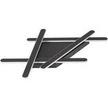 Plafon nowoczesny Salix LED 75cm czarny
