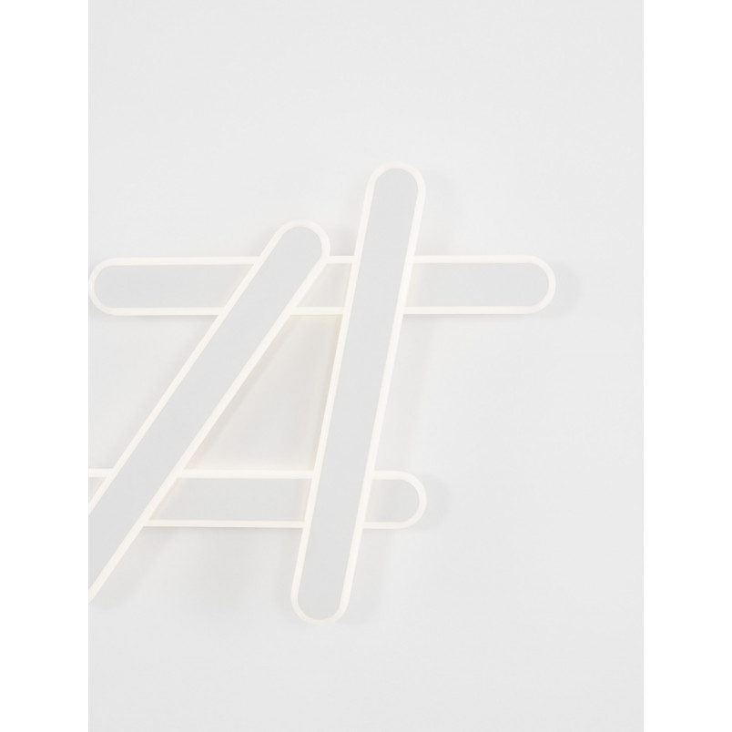 Plafon nowoczesny Salix LED 75cm biały