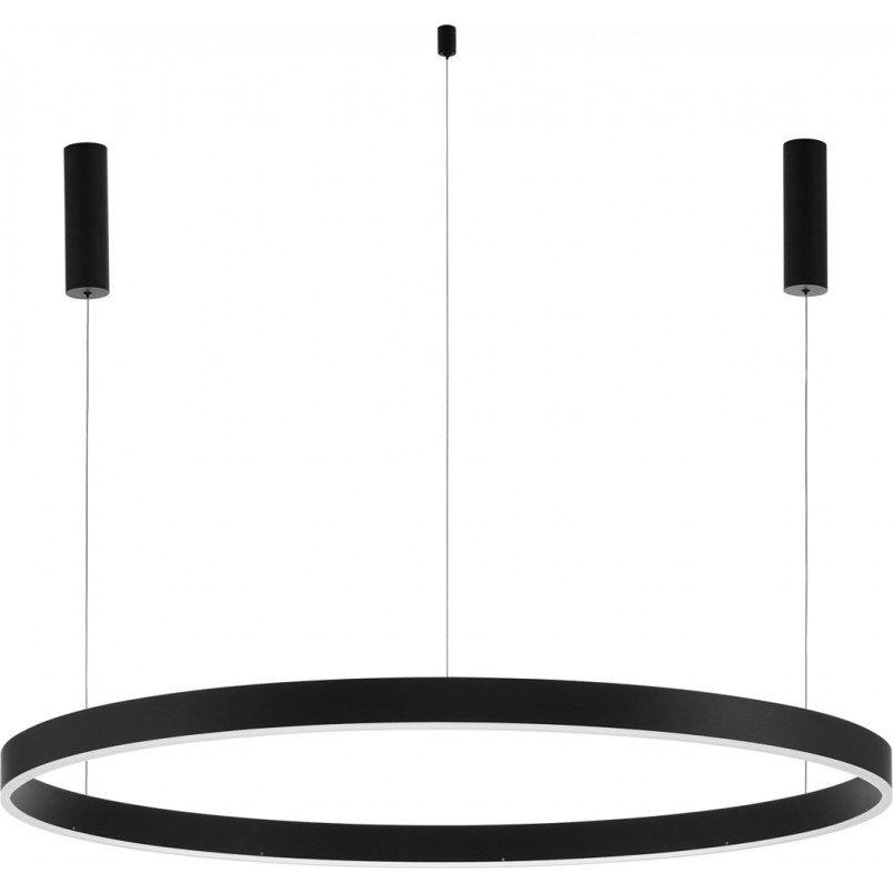 Lampa wisząca okrągła nowoczesna Gemma LED 120cm czarna