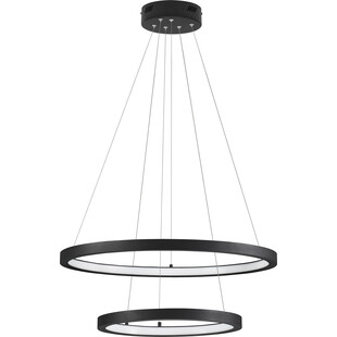 Lampa wisząca nowoczesna ściemniana Tiviti LED 40-60cm 3000K czarna