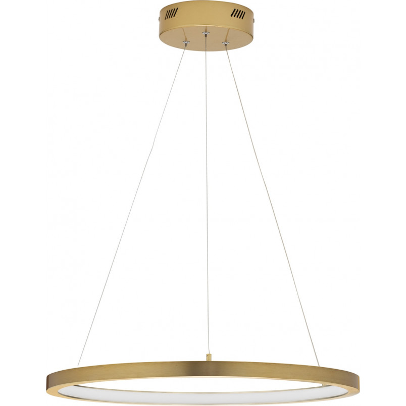 Lampa wisząca nowoczesna ściemniana Tiviti LED 60cm 3000K złoty mosiądz
