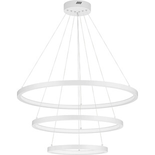 Lampa wisząca nowoczesna ściemniana Tiviti LED 40-80cm 3000K biała