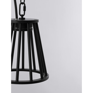 Lampa ogrodowa wisząca Rissa LED 3000K 18cm czarna