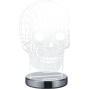 Lampa stołowa "czaszka" Skull Chrom marki Reality
