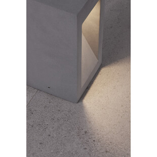 Lampa ogrodowa betonowa Marco LED 25cm 3000K szara