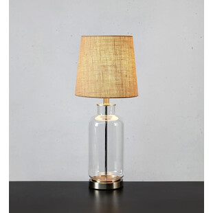 Lampa stołowa szklana podstawa Costero 61,5cm przeźroczysty / naturalny Markslojd