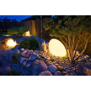 Lampa ogrodowa na taras Stone 45cm biała Nowodvorski