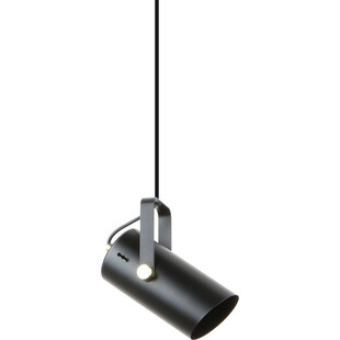 Lampa wisząca regulowana loft Resi 8,5cm czarna Zumaline