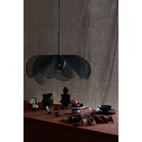 Lampa wisząca dekoracyjna Styrka 75cm czarny / szkło dymione Markslojd