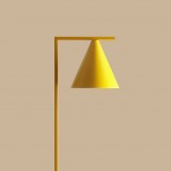 Lampa podłogowa stożek Form mustard Aldex