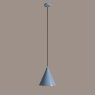 Lampa wisząca stożek Form 24cm dusty blue Aldex