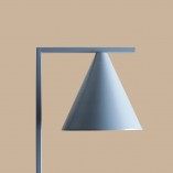 Lampa podłogowa stożek Form dusty blue Aldex