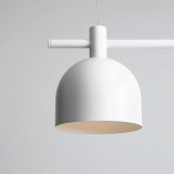 Lampa wisząca podwójna skandynawska Beryl 52 biała marki Aldex