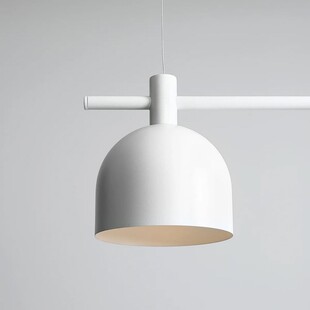 Lampa wisząca potrójna skandynawska Beryl 83 biała marki Aldex