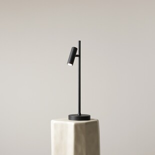 Lampa biurkowa minimalistyczna Trevo czarna Aldex