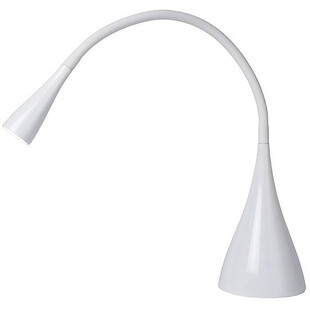 Lampa biurkowa minimalistyczna Zozy Led Biała marki Lucide