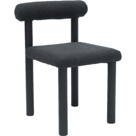 Krzesło tapicerowane designerskie Object080 czarne NG Design