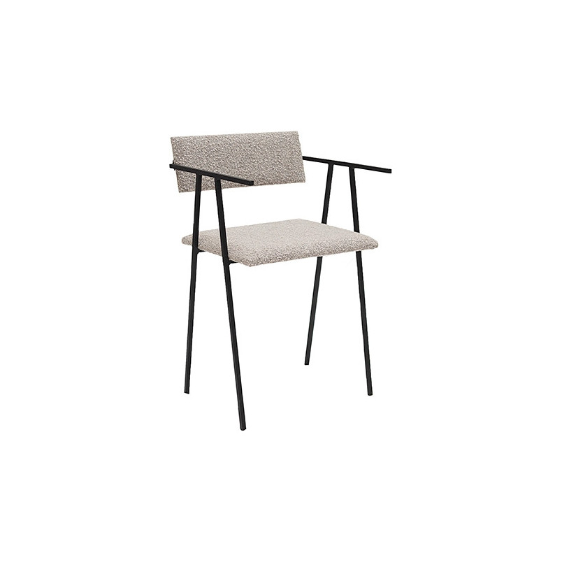 Krzesło designerskie tapicerowane Object058 Boucle taupe NG Design
