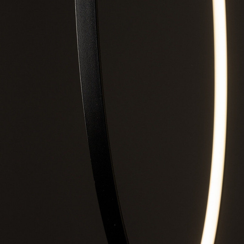 Lampa wisząca okrągła nowoczesna Circolo LED 3000K 60cm czarna Nowodvorski